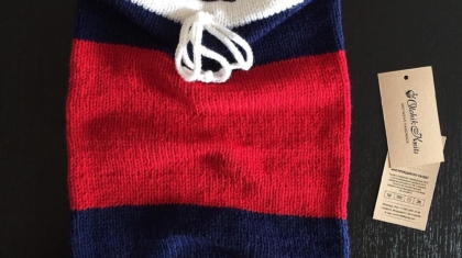 Оригинальный вязаный снуд от OlchikKnits